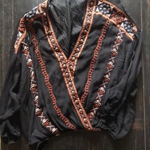 Free People beaded top